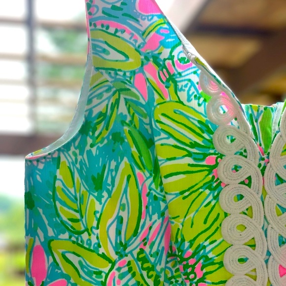 Lilly Pulitzer multi colored dress worn one time - Picture 2 of 5